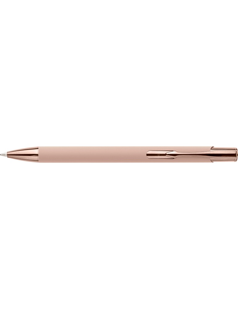 Stylo à bille toucher gomme en aluminium recyclé Anisa