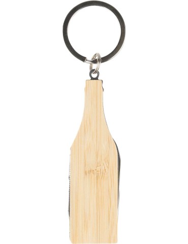 Porte-clés multi-outils en bambou Inaya
