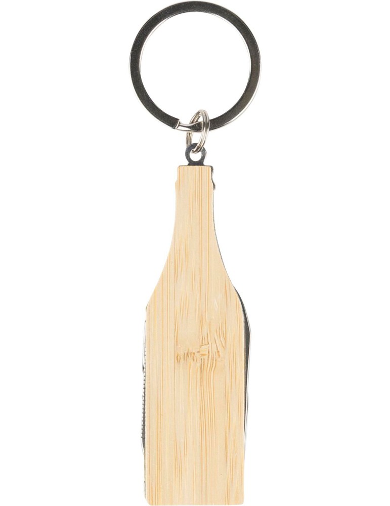 Porte-clés multi-outils en bambou Inaya