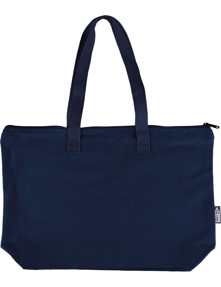 Sac shopping en polycoton recyclé 330 g/m2 Malina