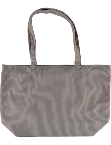 Sac shopping en velours côtelé Tino