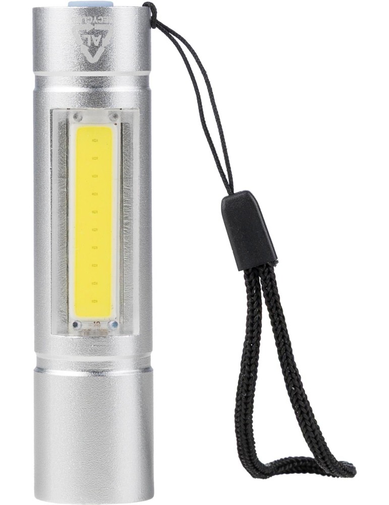 Lampe de poche COB en aluminium recyclé Sami