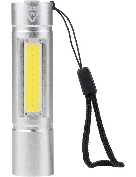 Lampe de poche COB en aluminium recyclé Sami