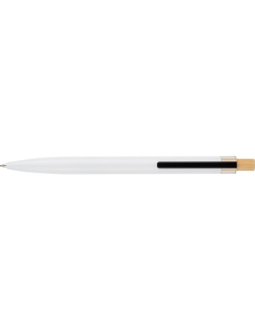 Stylo à bille poussoir laqué en aluminium recyclé Maren 2
