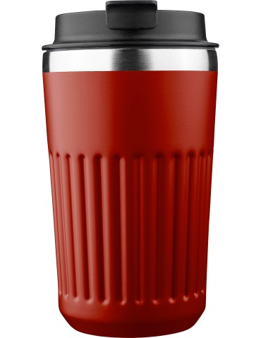 Mug double paroi en acier inoxydable recyclé de 400 ml Chiara