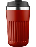 Mug de voyage en acier inoxydable recyclé (400 ml) Chiara