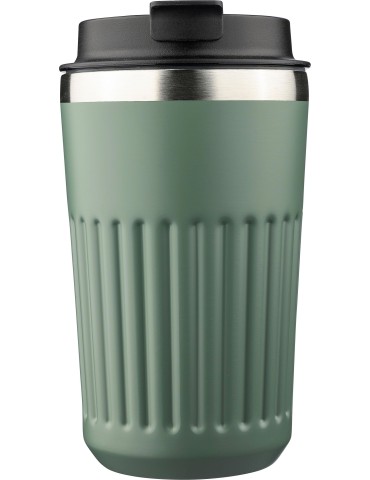 Mug double paroi en acier inoxydable recyclé de 400 ml Chiara