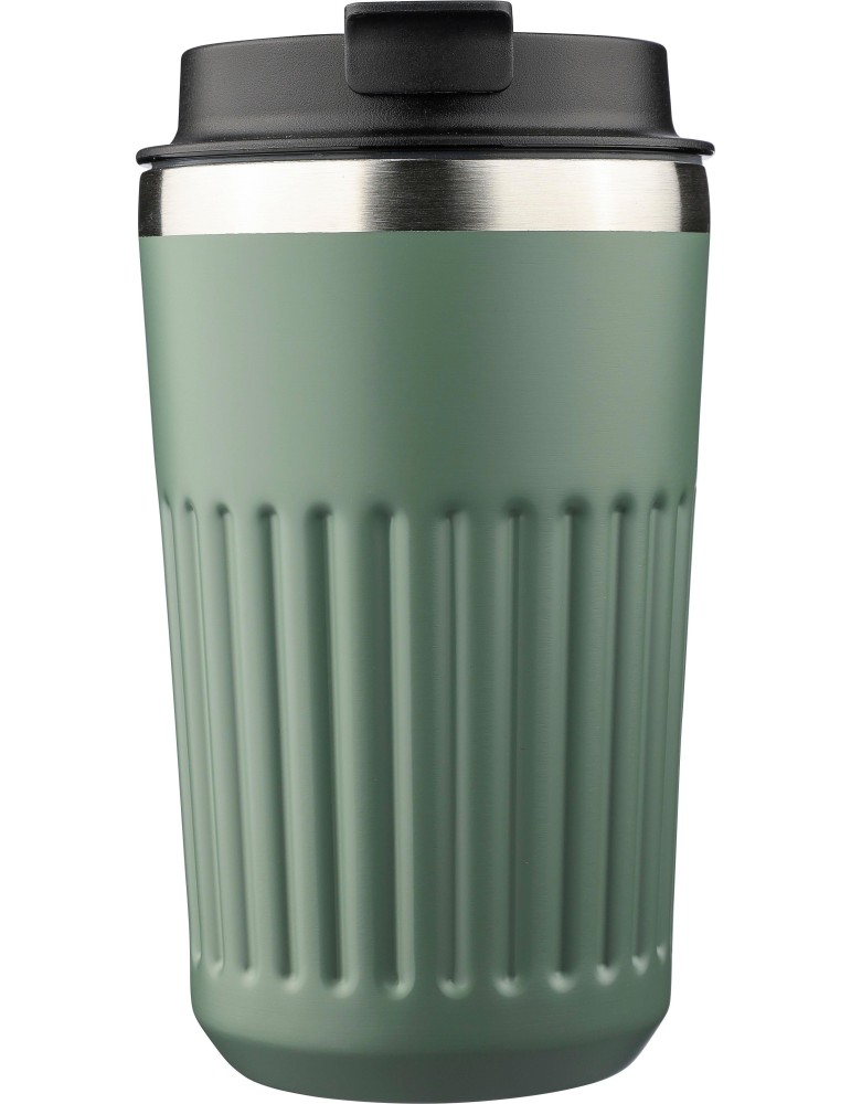 Mug double paroi en acier inoxydable recyclé de 400 ml Chiara