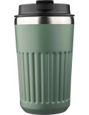 Mug double paroi en acier inoxydable recyclé de 400 ml Chiara