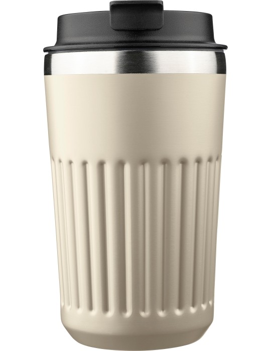 Mug double paroi en acier inoxydable recyclé de 400 ml Chiara
