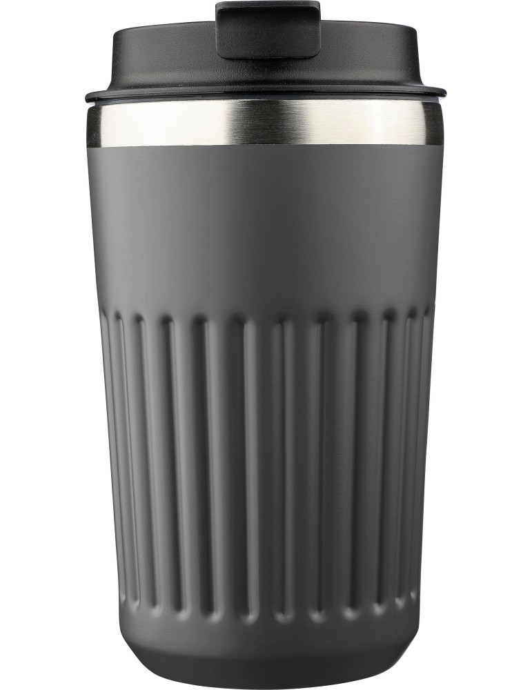 Mug double paroi en acier inoxydable recyclé de 400 ml Chiara