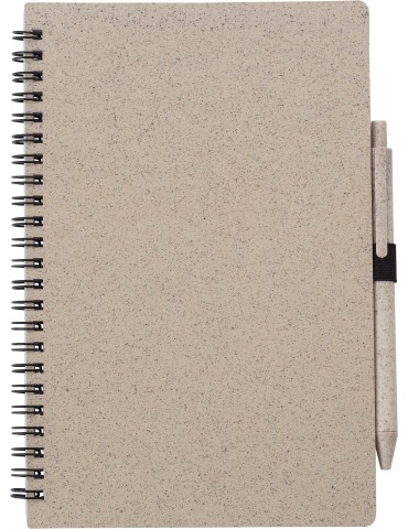 Carnet Massimo | Paille de blé | A5 | Ligné