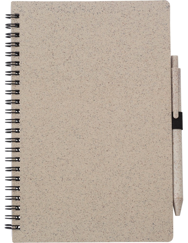 Carnet Massimo | Paille de blé | A5 | Ligné