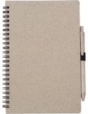 Carnet Massimo | Paille de blé | A5 | Ligné