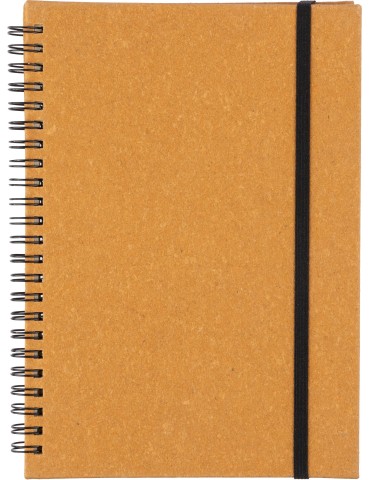 Carnet Egon | Cuir recyclé | A5 | Ligné