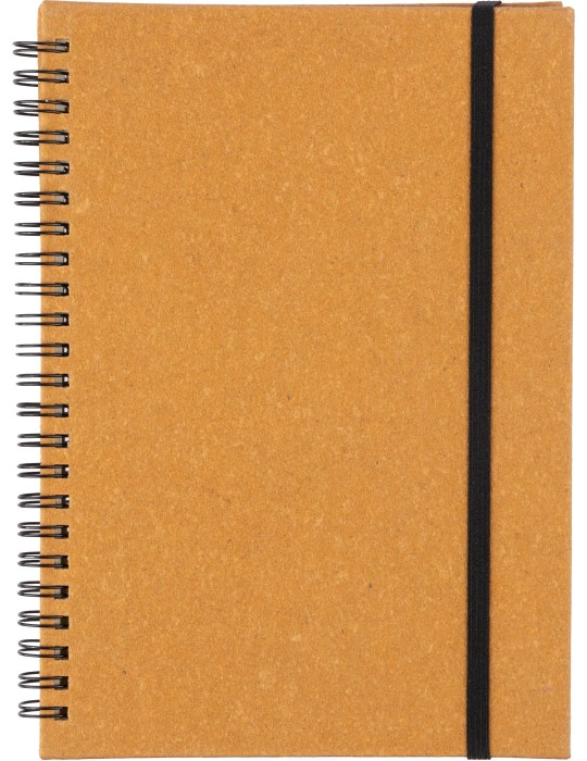 Carnet Egon | Cuir recyclé | A5 | Ligné