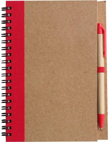 Carnet Stella | Carton recyclé | Ligné | Stylo à bille 2