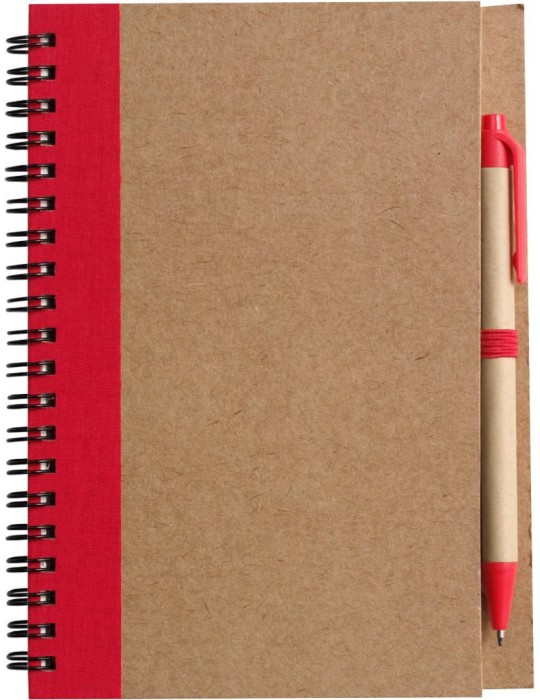 Carnet Stella | Carton recyclé | Ligné | Stylo à bille