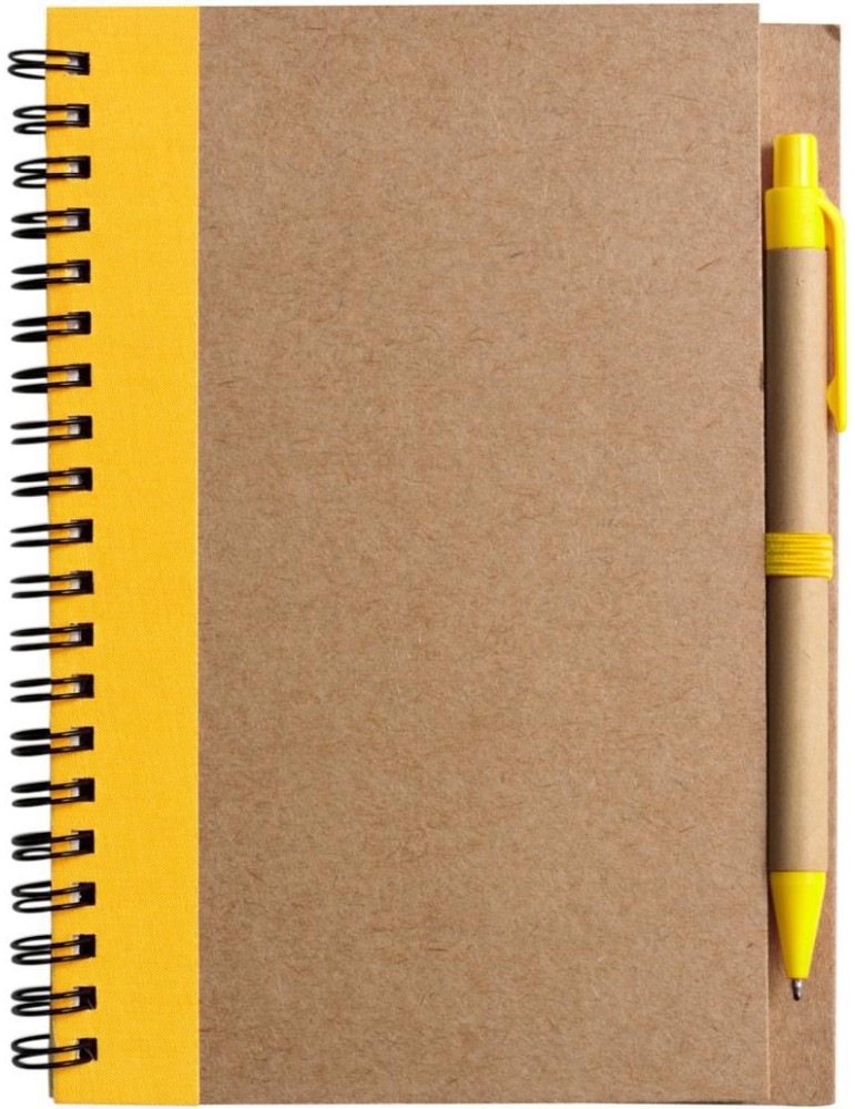 Carnet Stella | Carton recyclé | Ligné | Stylo à bille