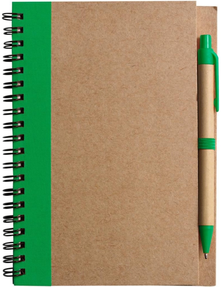 Carnet Stella | Carton recyclé | Ligné | Stylo à bille