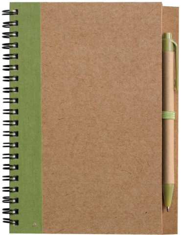 Carnet Stella | Carton recyclé | Ligné | Stylo à bille