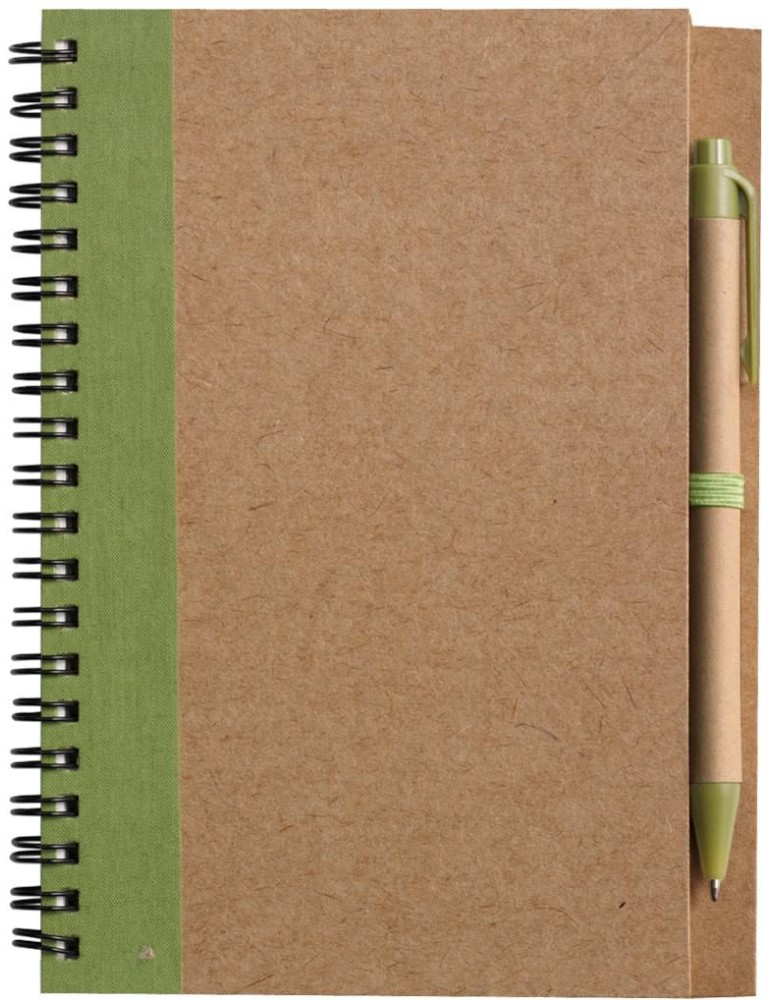 Carnet Stella | Carton recyclé | Ligné | Stylo à bille