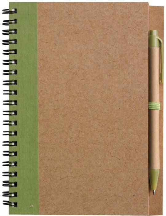 Carnet Stella | Carton recyclé | Ligné | Stylo à bille