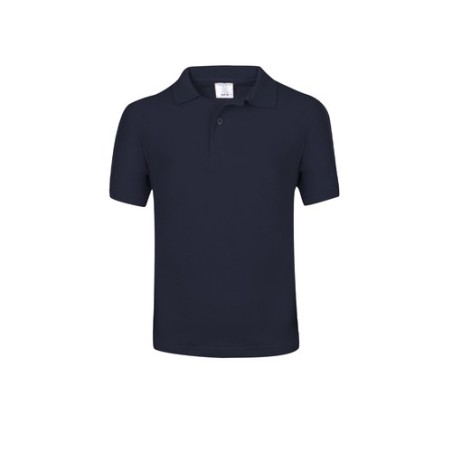 Polo Enfant Couleur Personnalisé YPS180 "keya" Matières : coton Taille textile : XS Couleurs : bleu marine marquage laser ultra 