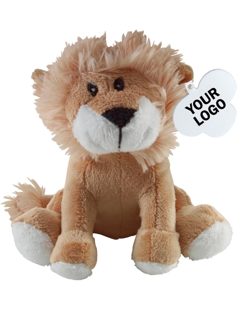 Peluche publicitaire lion Frank