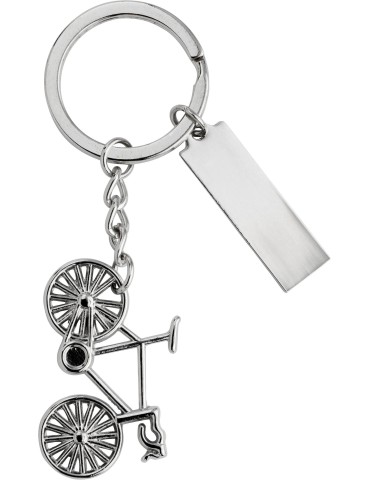 Porte-clés publicitaire bicyclette métal Sullivan