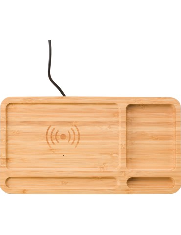 Organiseur de bureau avec chargeur à induction Faye