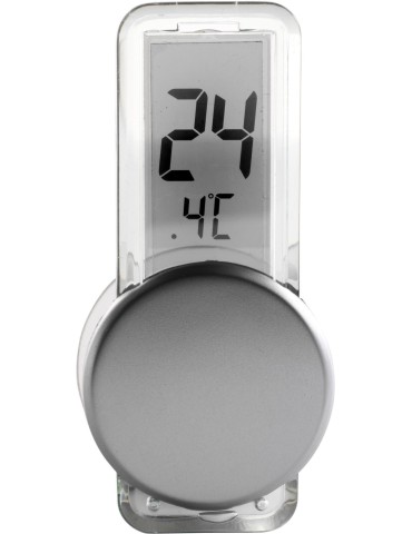 Thermomètre Roxanne | Plastique | Ventouse | Argenté