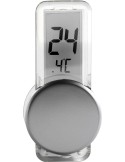 Thermomètre Roxanne | Plastique | Ventouse | Argenté
