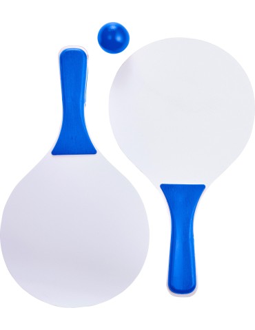 Raquettes de Plage Économiques Personnalisées Eliza - Set de 2 en Bois