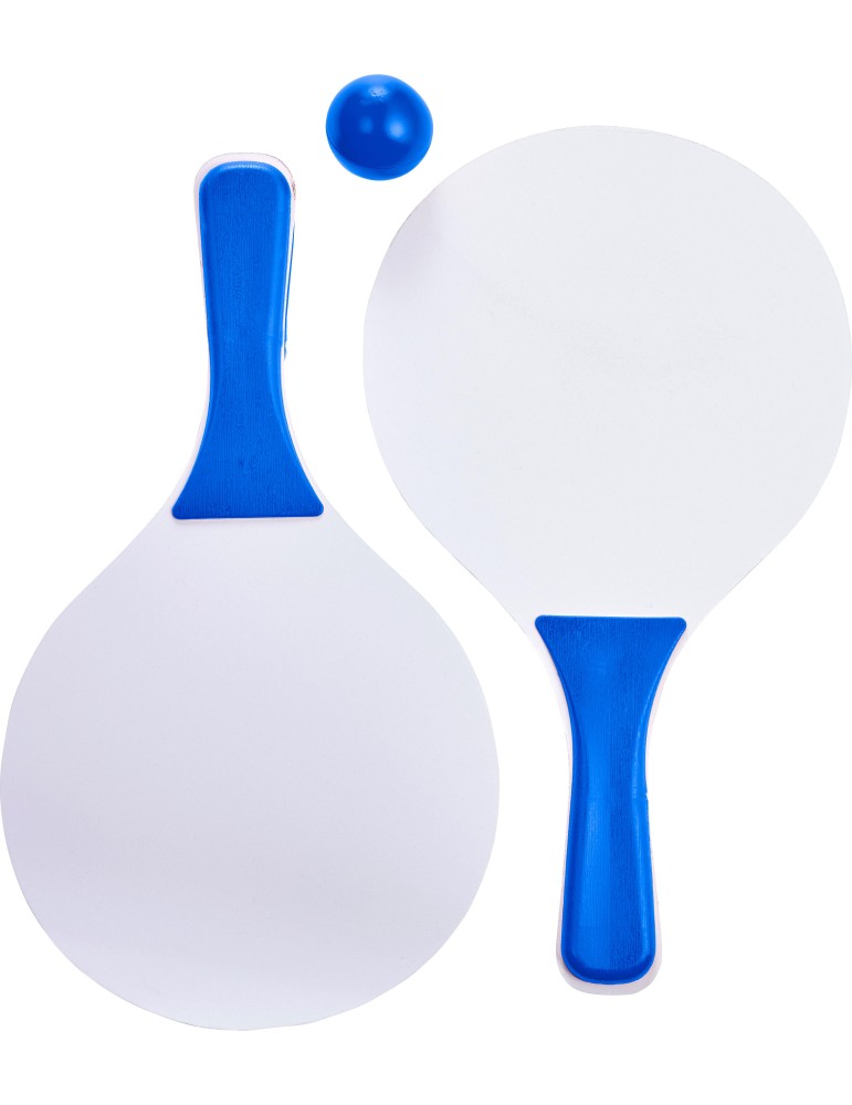 Raquettes de Plage Économiques Personnalisées Eliza - Set de 2 en Bois