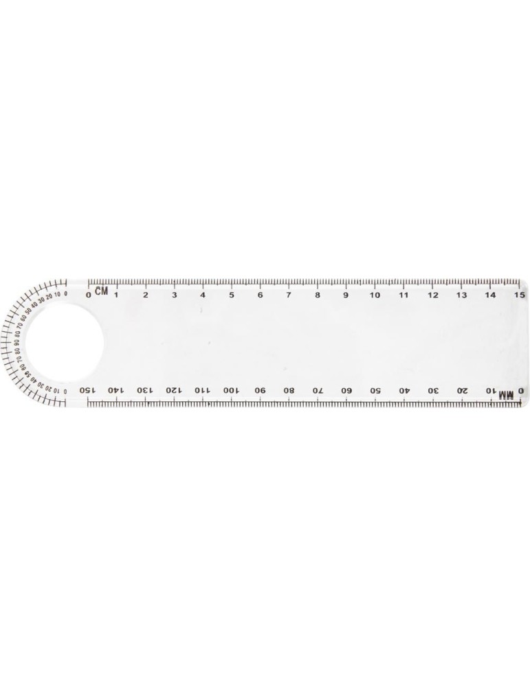 Règle multifonctions durable 15 cm - Ashlyn