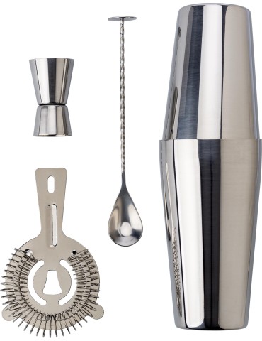 Set cocktail Tatiana | Inox | 4 pcs