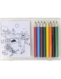 Set à dessin de 8 crayons Adita
