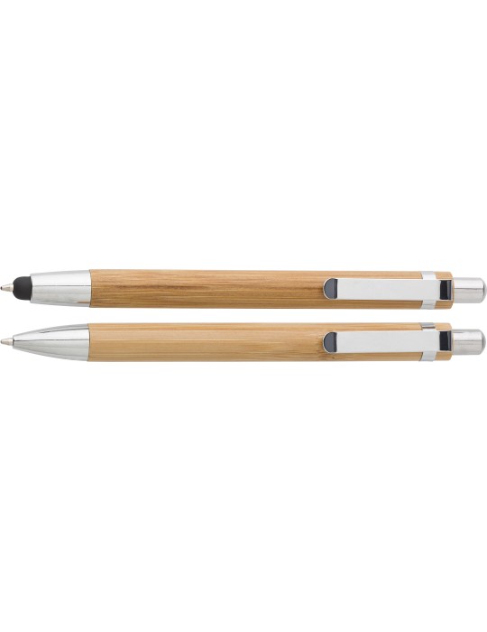 Parure de stylo  en bambou personnalisée Darlene