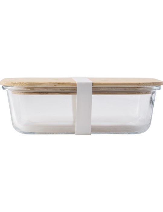Lunch Box en Verre Personnalisée - Nicole, Idéale pour vos Repas