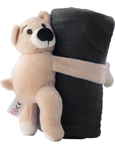 Peluche 'Ours' avec couverture polaire Owen