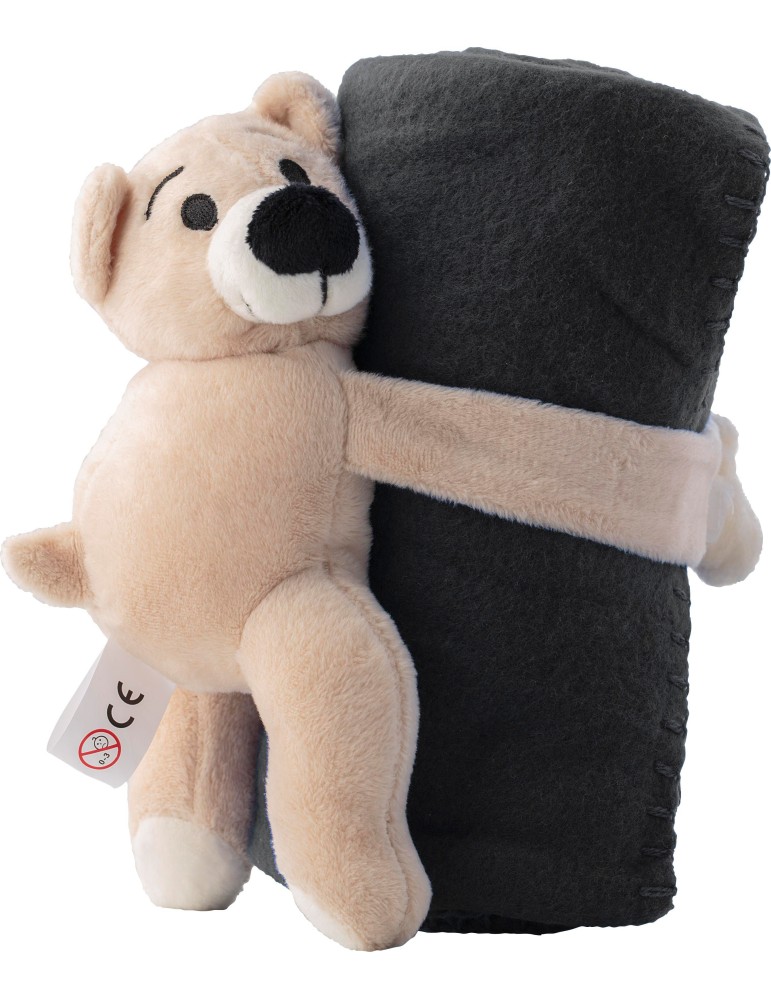 Peluche Ours avec Couverture Personnalisée - Confort et Douceur