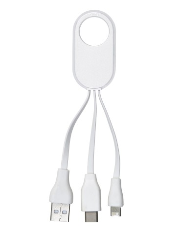 Câbles de charge adaptateurs pratiques personnalisés Pilar 2
