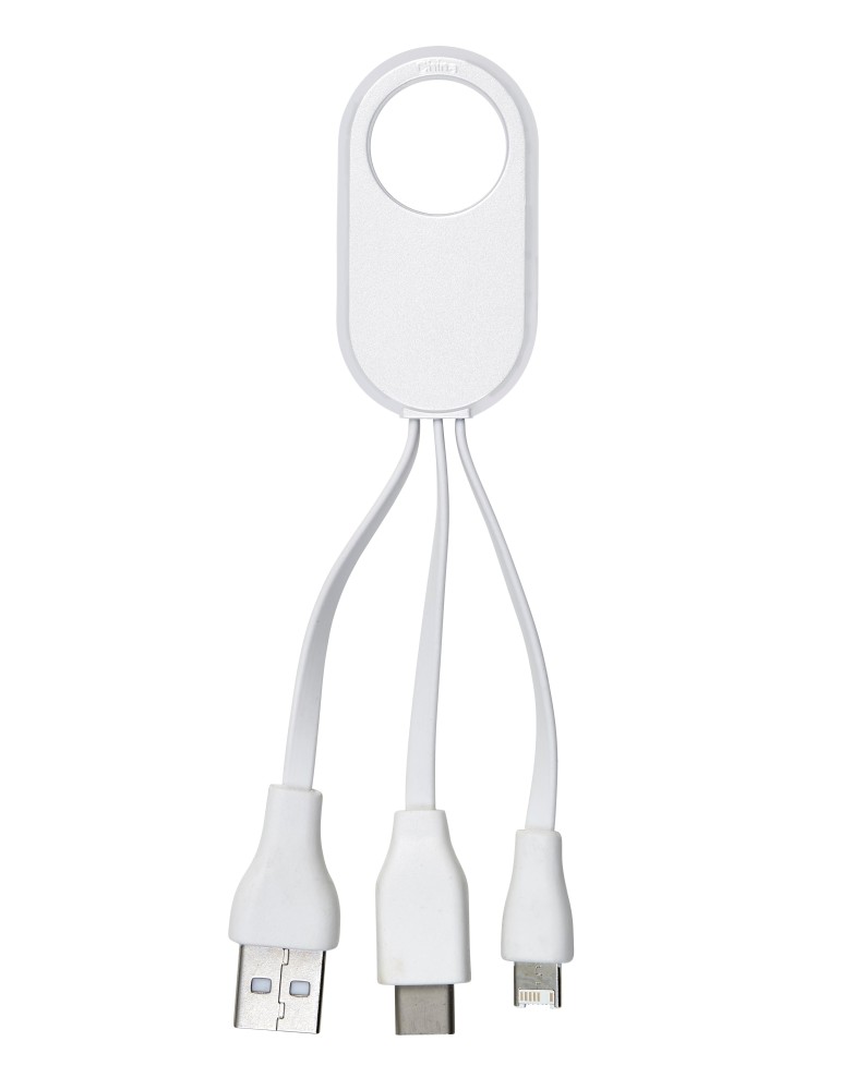 Câbles de charge adaptateurs pratiques personnalisés Pilar