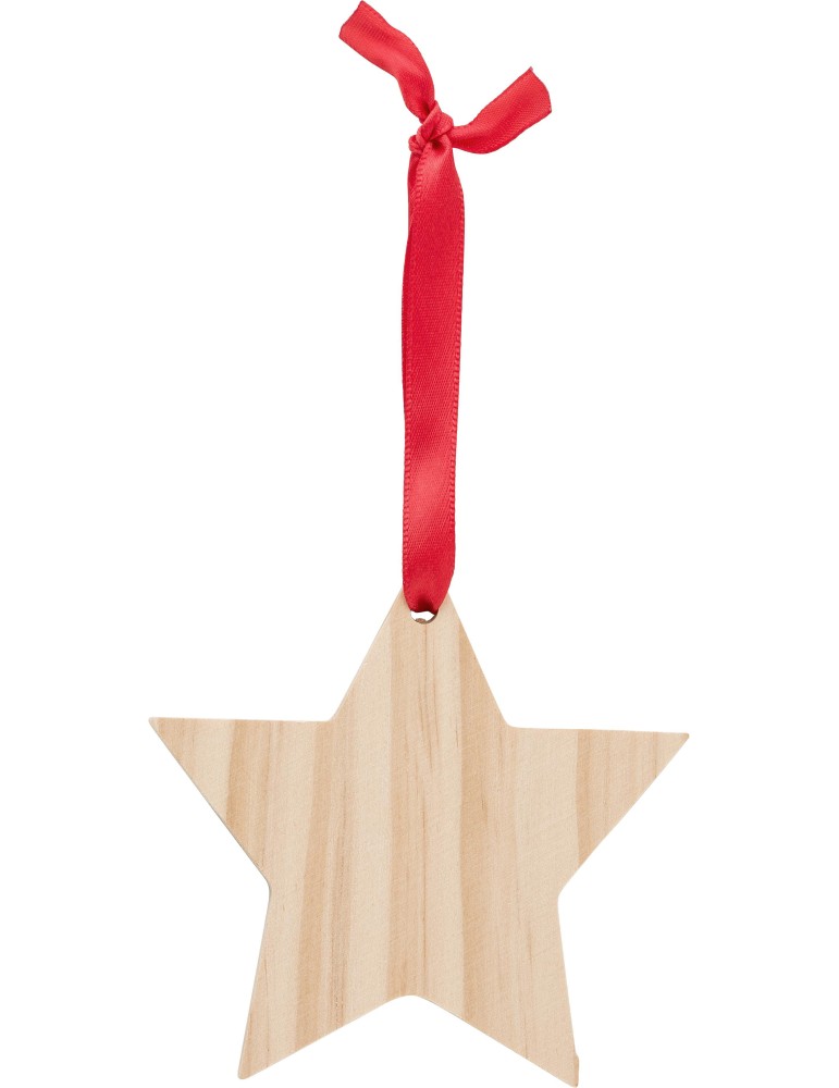Étoile en bois personnalisée Caspian - Décoration de Noël unique pas cher