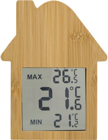 Station Météo Personnalisée en Bambou | Lane | Objets Publicitaires