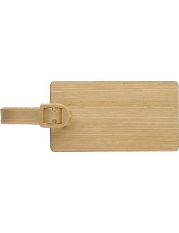Porte-étiquette de valise en bambou Shawn