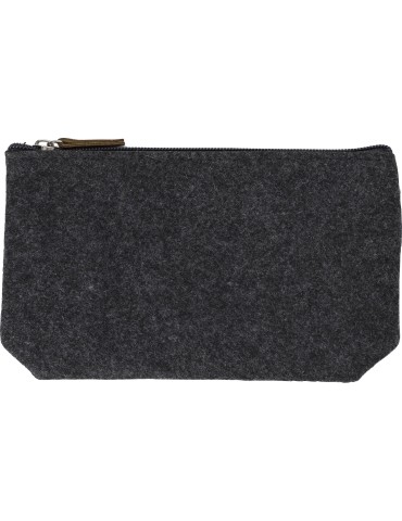 Trousse de toilette  en feutre rPET personnalisée pas cher