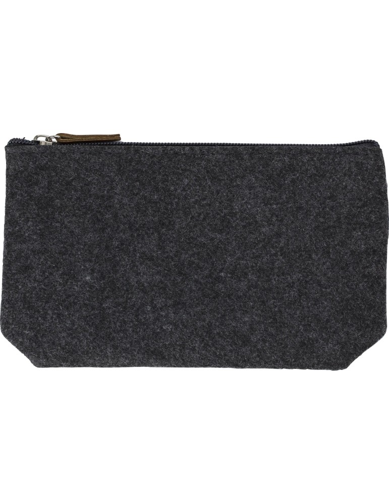 Trousse de toilette  en feutre rPET personnalisée pas cher