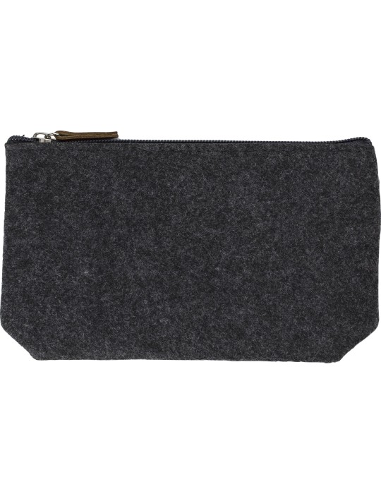 Trousse de toilette  en feutre rPET personnalisée pas cher